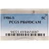 Image 3 : 1986-S JEFFERSON NICKEL PCGS PR69 DCAM