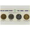 Image 1 : 4-DOLLAR GAMING TOKENS 1966 SERIES GROUP 3 (PFL)