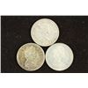 Image 2 : 3 ASSORTED CANADA SILVER 25 CENTS