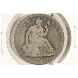1857 SEATED LIBERTY HALF DOLLAR
