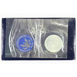 1971-S  IKE SILVER DOLLAR UNCIRCULATED (BLUE PACK)