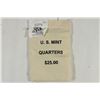 Image 1 : US MINT SEALED $25 BAG OF 2005-P KANSAS QUARTERS