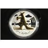 Image 1 : 2008 AUSTRALIA SILVER KANGAROO SELECTIVELY GOLD