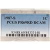 Image 3 : 1987-S LINCOLN CENT PCGS PR69RD DCAM