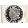 Image 1 : 1 TROY OZ .999 FINE SILVER PROOF ROUND MORGAN /