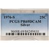 Image 3 : 1976-S WASHINGTON SILVER QUARTER PCGS PR69 DCAM