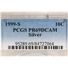 Image 3 : 1999-S SILVER ROOSEVELT DIME PCGS PR69 DCAM