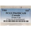 Image 3 : 1981 CANADA TRANS-CAN SILVER DOLLAR PCGS PR69 DCAM