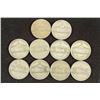 Image 2 : 10 ASSORTED 35% SILVER JEFFERSON WAR NICKELS