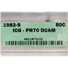 Image 3 : 1982-S KENNEDY HALF DOLLAR ICG PR70 DCAM