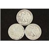 Image 2 : 1940,1943 & 1945 WALKING LIBERTY HALF DOLLARS