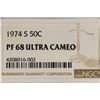 Image 3 : 1974-S KENNEDY HALF DOLLAR NGC PF68 ULTRA CAMEO