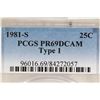 Image 3 : 1981-S TYPE I WASHINGTON QUARTER PCGS PR69 DCAM