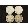 Image 1 : 4 ASSORTED CANADA SILVER 25 CENTS