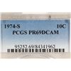 Image 3 : 1974-S ROOSEVELT DIME PCGS PR69 DCAM