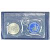 Image 2 : 1972-S  IKE SILVER DOLLAR UNCIRCULATED (BLUE PACK)