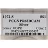 Image 3 : 1972-S IKE SILVER DOLLAR PCGS PR68 DCAM