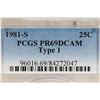 Image 3 : 1981-S TYPE I WASHINGTON QUARTER PCGS PR69 DCAM