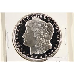 1 TROY OZ .999 FINE SILVER PROOF ROUND MORGAN /