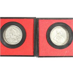 2 US MINT AMERICAS 1ST MEDALS IN PEWTER