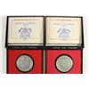 Image 2 : 2 US MINT AMERICAS 1ST MEDALS IN PEWTER
