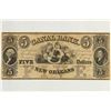 Image 1 : $5 CANAL BANK OF NEW ORLEANS OBSOLETE BANK NOTE