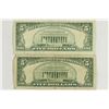 Image 2 : 1953-B & 1963 $5 US NOTES RED SEALS