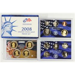 2008 US PROOF SET (WITH BOX) 14 PIECES