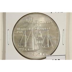 1973 CANADA SILVER $5 1976 MONTREAL OLYMPICS