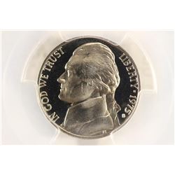 1975-S JEFFERSON NICKEL PCGS PR69 DCAM