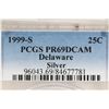 Image 3 : 1999-S SILVER DELAWARE QUARTER PCGS PR69 DCAM