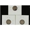 Image 2 : 1905,09 & 1911-D BARBER DIMES ALL VERY FINES