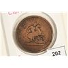 Image 1 : 1850 BANK OF UPPER CANADA 1 PENNY BANK TOKEN