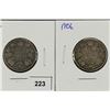 Image 1 : 1903 & 1906 CANADA SILVER 25 CENTS