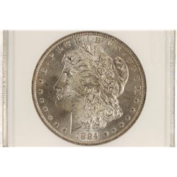 1884-O MORGAN SILVER DOLLAR NGC MS63