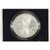 Image 1 : 2007-W BURNISHED AMERICAN SILVER EAGLE UNC