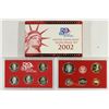 Image 2 : 2002 US SILVER PROOF SET (WITH BOX)