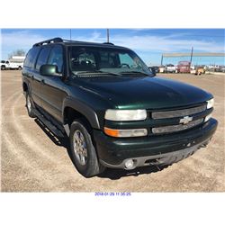 2001 - CHEVROLET SUBURBAN//TEXAS REGISTRATION ONLY