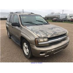 2002 - CHEVROLET TRAIL BLAZER//TEXAS REGISTRATION ONLY