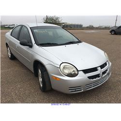 2003 - DODGE NEON//TEXAS REGISTRATION ONLY//REBUILT SALVAGE