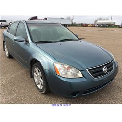 2002 - NISSAN ALTIMA//TEXAS REGISTRATION ONLY