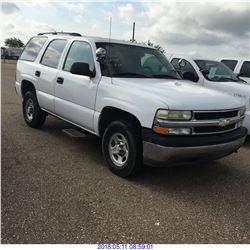 2005 - CHEVROLET TAHOE 4X4