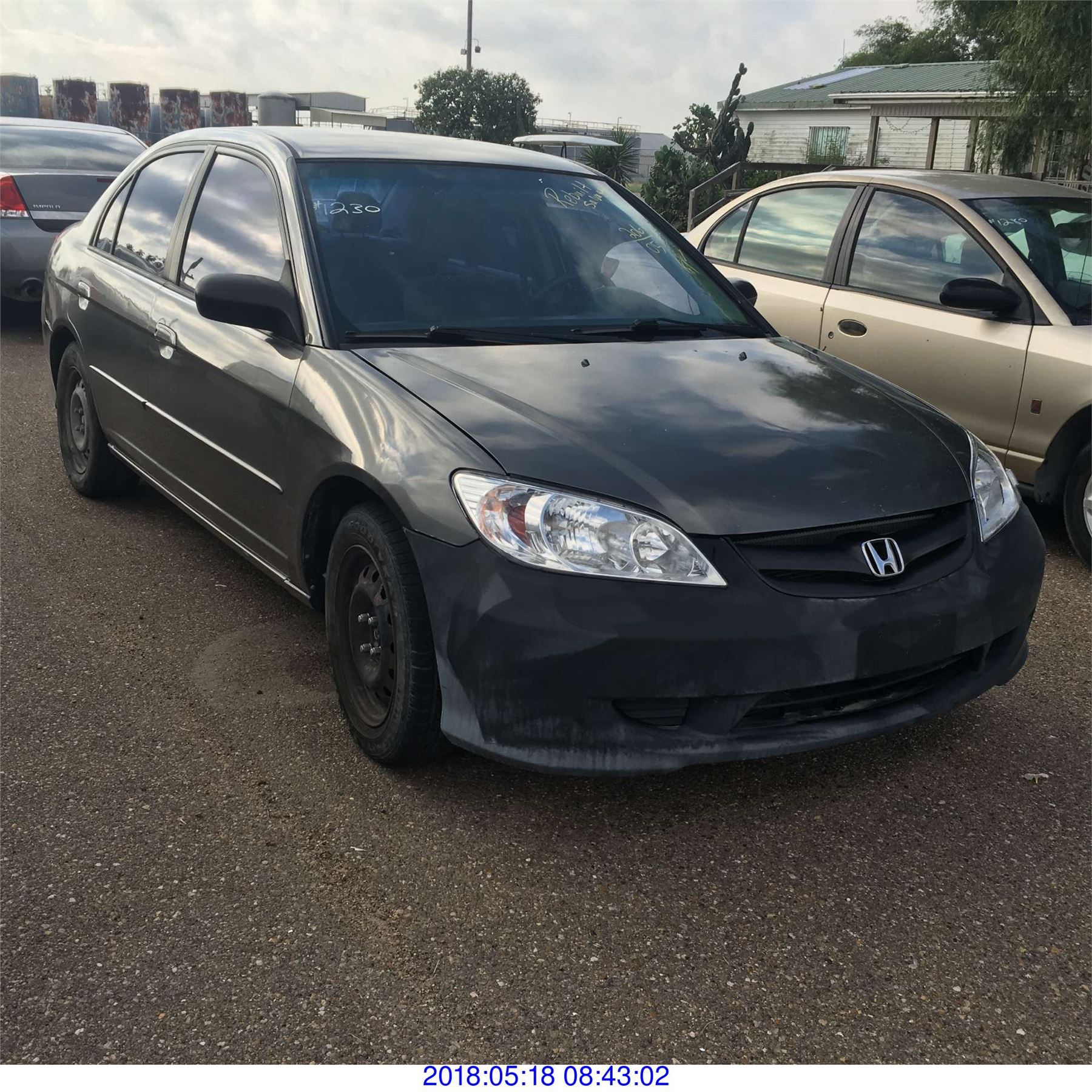 2005 HONDA CIVIC // REBUILT SALVAGE // TEXAS REGISTRATION