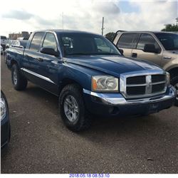 2005 - DODGE DAKOTA // REBUILT SALVAGE // TEXAS REGISTRATION