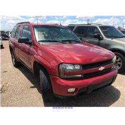 2004 - CHEVROLET TRAIL BLAZER // TEXAS REGISTRATION