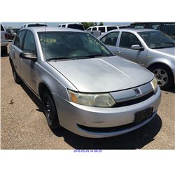 2004 - SATURN ION // TEXAS REGISTRATION