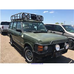 1989 - LANDROVER RANGE ROVER // TEXAS REGISTRATION