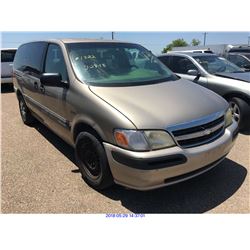 1998 - CHEVROLET VENTURE // TEXAS REGISTRATION