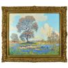 Robert Wood "Bluebonnets Near San Antonio" Oil