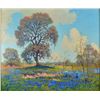 Image 2 : Robert Wood "Bluebonnets Near San Antonio" Oil